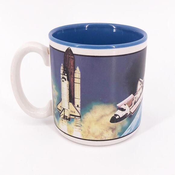 NASA National Aeronautics and Space Administration coffee mug 90s 1990s vintage - Picture 3 of 4